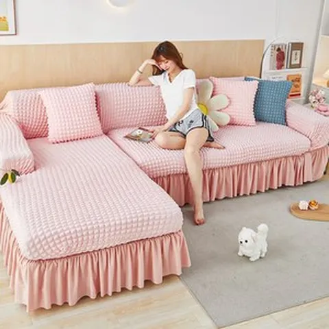 왕홍 시어서커 소파 커버 스판 풀커버 만능 커버 소파 커버 방석