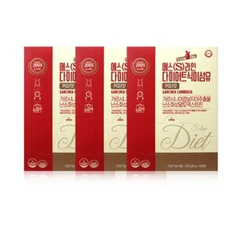 에스라인 다이어트 식이섬유 50포 X 3통 커피맛, 3개, 250g