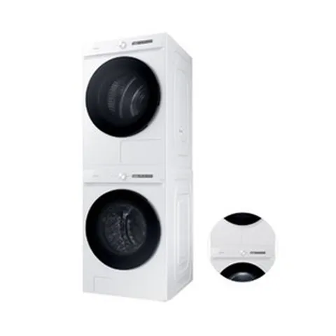 [삼성] 비스포크 세탁기 21 kg + 건조기 17 kg 화이트 WF21D17CWWC (WF21CB6850BW+DV17CB6800BW)