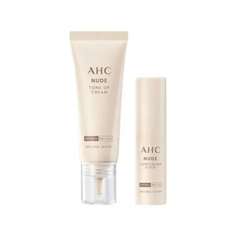 AHC AHC 누드 톤업 크림 40ml 1개+컨실링 커버 스틱 10g 1개 김혜수 홈쇼핑 세트, 크림 40ml+스틱 10g