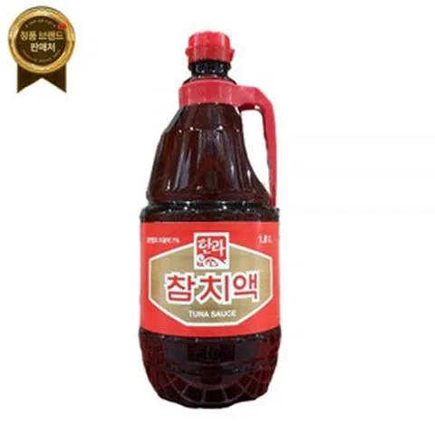 한라 참치액 1.8L 액젖 참치액젓 액기스 [원산지:국산]