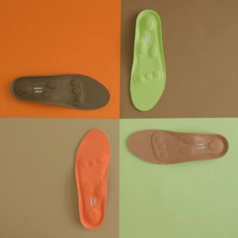 [KT알파쇼핑] 특허받은 기능성 인솔 에어핏솔 (그린 오렌지 다크브라운 라이트브라운 택1)