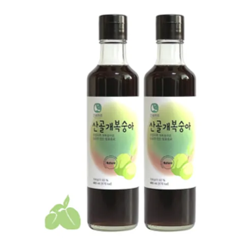 방주명가 5년숙성 산골 개복숭아청, 2개, 480ml