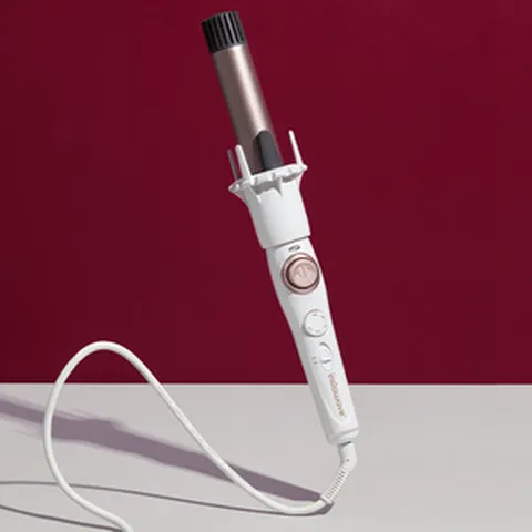 키스뉴욕 자동 회전 고데기 인스타웨이브 오토매틱 컬러 화이트 에디션 32mm