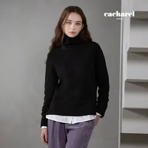 까사렐 [미리주문혜택] 24FW 탐터틀넥 풀오버
