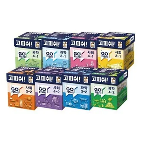 [YES24배송][고피쉬] 현직 초등교사가 개발한 과학 사회 교과서 게임 (4학년 3학년) : 7종 이상의 검정교과서를 분석하여 뽑아낸 핵심 키워드, 4학년, 과학 2학기