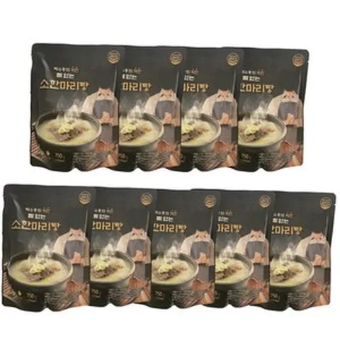 [KT알파쇼핑][박수홍착한] 박수홍 착한 소한마리탕 750g X 9봉, 9개