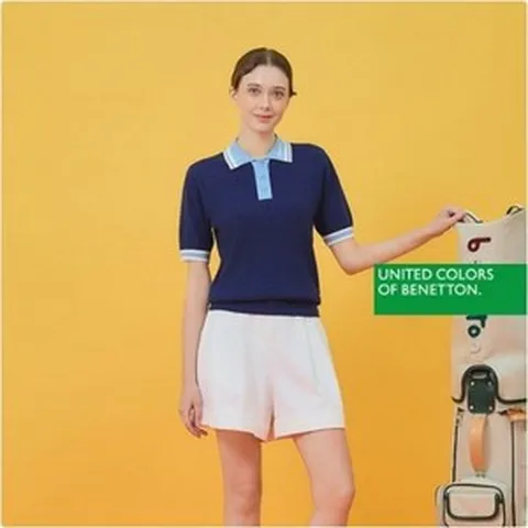 베네통골프 여성 여름 니트 3종 734863