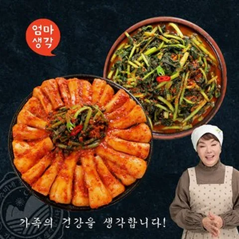 김수미 프리미엄 전라도 재래식 열무김치 2kg + 총각김치 2kg, 1개, 4kg