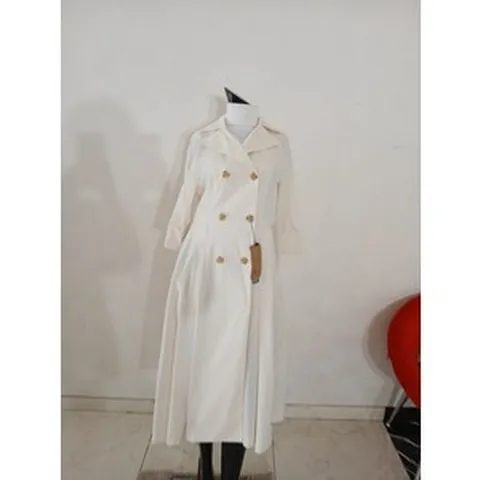 [중*고] (새상품) 지스튜디오 벨티드 롱자켓 55 아이보리 (NB11181)