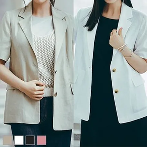 리베레츠 프렌치린넨100자켓