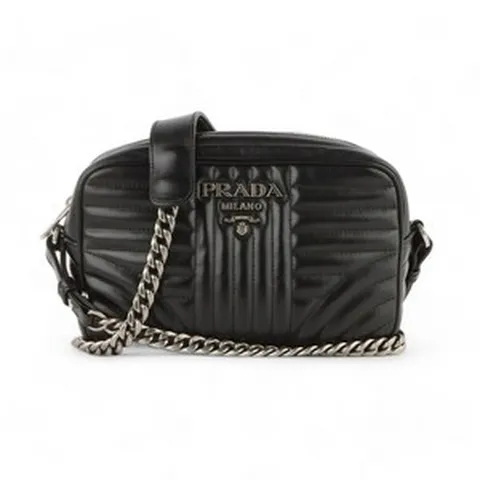 [프라다] [빈티지] 1BH083 소프트카프 다이어그램 체인 크로스백 32757 1307