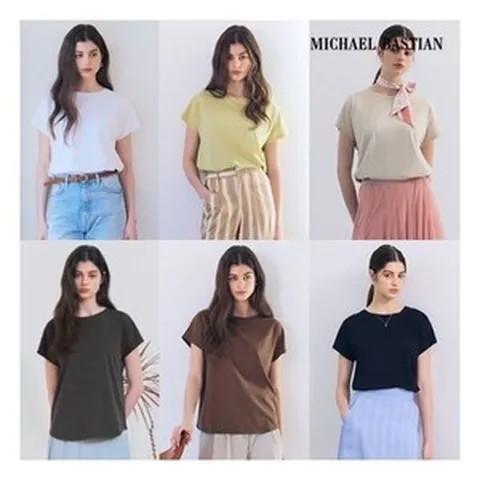 마이클 티셔츠 여성 바스티안 마이클바스티안 오가닉 실켓 돌먼 6종 25SS 140502