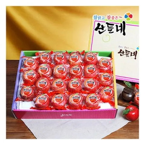 [산들네] 세척사과 5kg 22과내, 무늬:없음, 1개