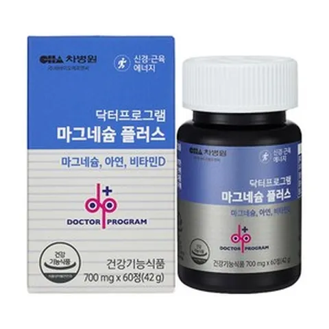 차바이오 에프엔씨 닥터프로그램 마그네슘 플러스 60정, 1개