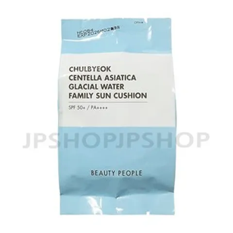 뷰티피플 철벽 병풀 빙하수 패밀리 선쿠션 리필 25g, 1개