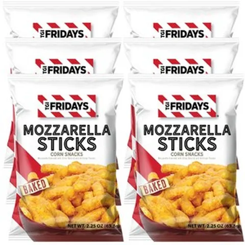 T.G.I. Friday's Mozzarella Sticks 2.25-Ounce Original Flavo TGI Friday's 모짜렐라 스틱 2.25온스 오리지널 맛(6팩, 6개, 63g