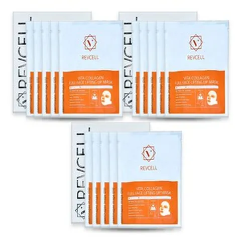 리브이셀 비타 콜라겐 풀 페이스 리프팅 업 마스크 5개 (1박스)