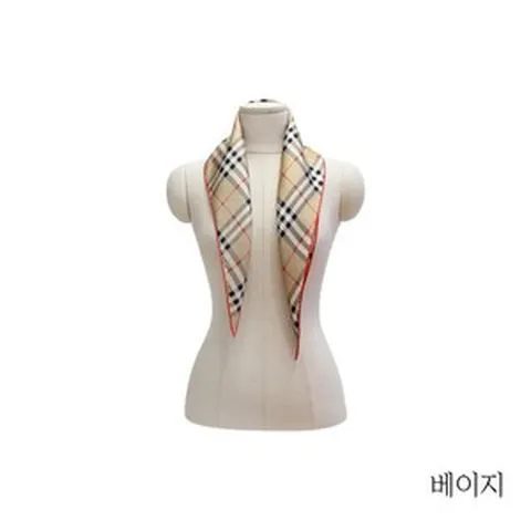 버버리 다이아몬드 실크 숄