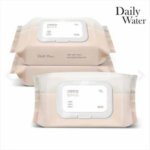 세균싹행주티슈 80매 10개 데일리워터