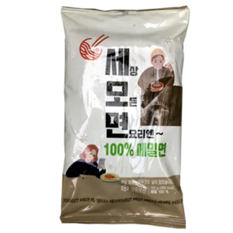 100%메밀로만 만든 저칼로리 다이어트 냉동 모밀 메밀면 국수 5인분, 5개, 150g