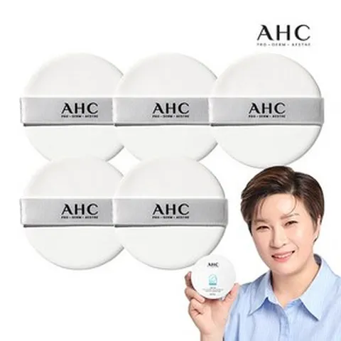 AHC 시카카밍 선쿠션 퍼프5개, 없음