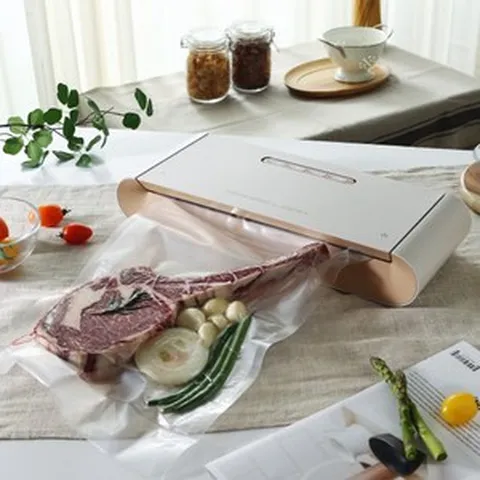 가정용 진공포장기 센스락(+파우치 50장) 대10장 중20장 소20장, 아이보리