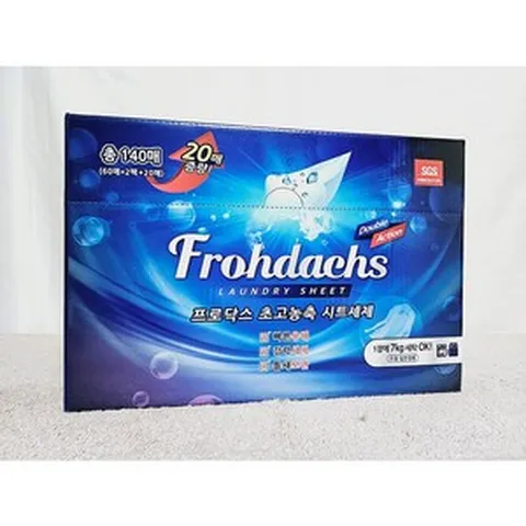 프로닥스 초고농축 시트형 세탁세제, 1세트, 140매