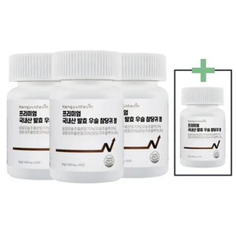 나만의 국내산 발효 우슬 참당귀 데커신 1000mg 60정, 3+1(4개), 4개, 60g