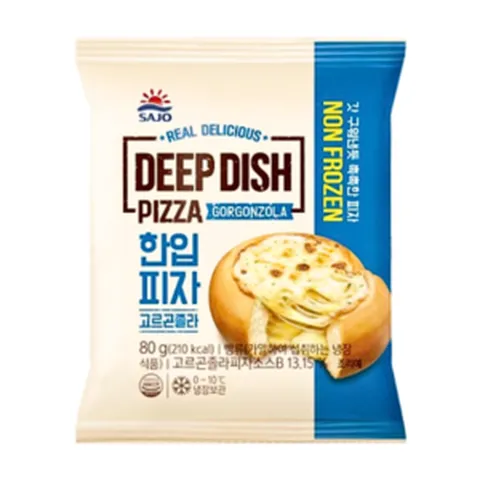 사조 대림 한입피자 고르곤졸라 80g (냉장) x 14개 / 미니 피자