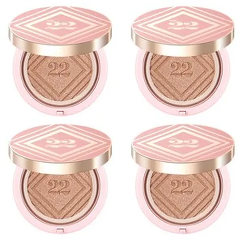 조성아22 대왕쿠션 로즈앰플 본품25g x 4개, 1호 라이트베이지