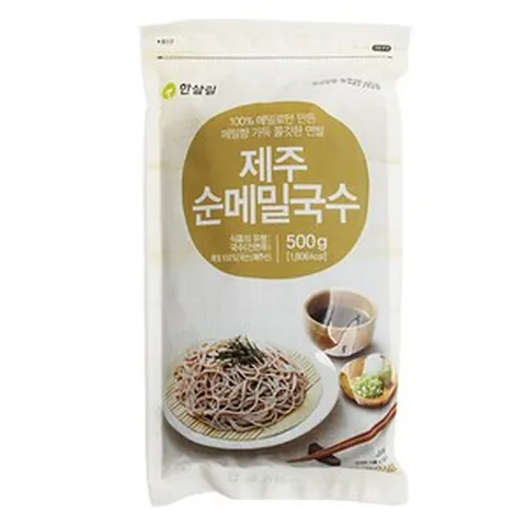 한살림 제주 순메밀국수 500g, 1개