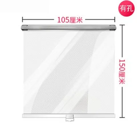 냉장고 쇼케이스 나이트커버 커버 60 150cm 무공 스크린 진열대, 105cm 펀칭