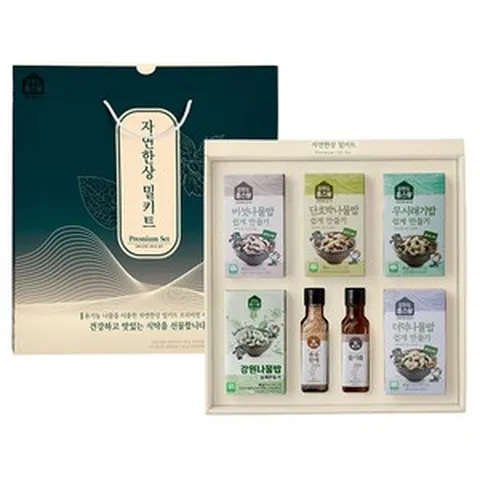 홈스랑 강원나물밥 자연식사 쉽게만들기 프리미엄 선물세트, 1개