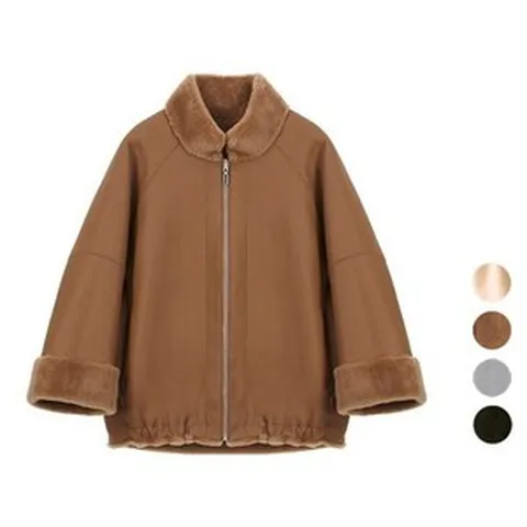 루나코어스 스트레이트울 돌먼슬리브 숏쟈켓 L_MCG3JK61150753757