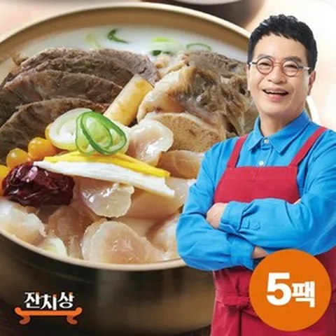 [KT알파쇼핑]김하진의 진한 도가니탕 700g, 5개