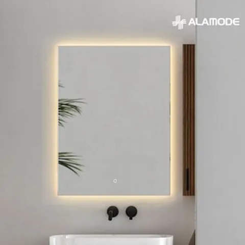 [아라모드] LED 직사각 간접 조명거울 AM-M203, 500 X 800, 주백색(4000K), 1개