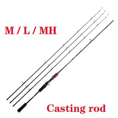 알리루어대 알리낚시대 알리원투대 Catch.u 낚싯대 탄소 섬유 스피닝캐스팅 낚싯대 3, 1.8m, 빨간색