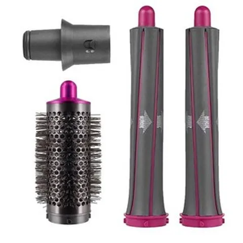 헤어 스타일러로 전환하는 다이슨 드라이어 에어랩 스타일러용 어댑터가 있는 컬링 배럴 볼륨 조절 브러시 호환용 교체 액세서리