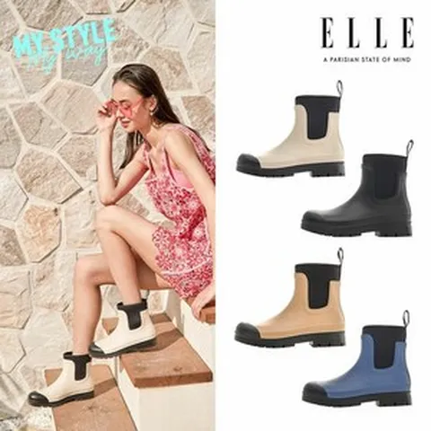 엘르 레인부츠 장화 (아쇼라) 슈슈 웨더웨어