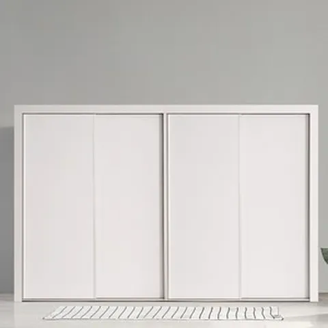 빅로드가구 키높이 헤이즈 슬라이딩 12자 장롱세트, 00) 화이트(무광)