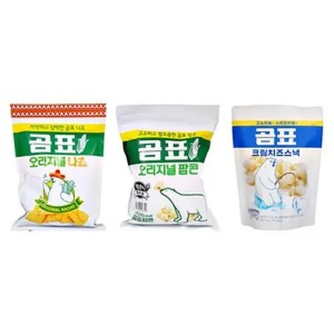 곰표과자 3종 세트 맥주안주 곰표오리지널, 1세트