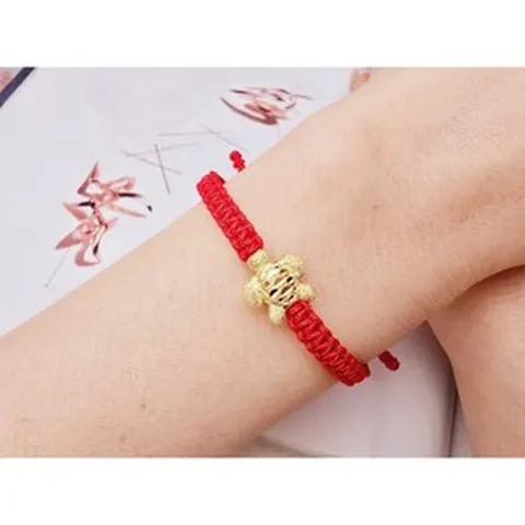 24k 순금 3.75g(1) 장수 거북이 매듭팔찌