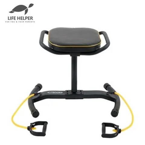 핏분 라이프헬퍼 댄싱체어 훌라체어 허리운동기구 코어 골프 벨런스 운동 훌라후프 의자 홈트 트위스트 FB-H101, 단품