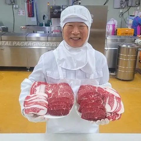 [바라던] 소고기세트 1.2kg 차돌박이 우삼겹 소등심 부채살 수입소고기 스테이크, 소한판1.2kg(차돌+우삼+호부채2+소등심), 1개