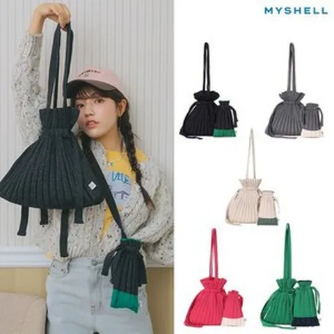 사만사타바사 마이쉘 니트백 3종 라지숄더+미니숄더+와팬