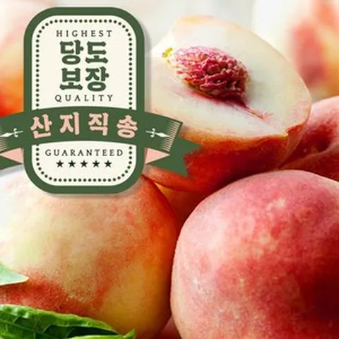 오라밀 아삭달콤한 고당도 딱딱이 복숭아, 1개, 4kg