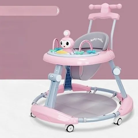 AOUDK 유아 보행기 o형 다리 다기능 옆돌기 예방, 고급형, 핑크색, 1개