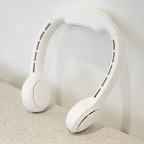 디디오랩 무선 휴대용 넥밴드 선풍기, 1. 화이트