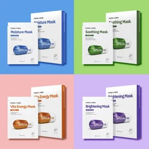 (100매) 닥터홈톡스 랩솔루션 마스크팩 4종, 브라이트닝(20매)